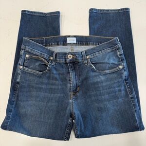 Hudson Men’s Blake Slim Straight Blue Jeans 36x26